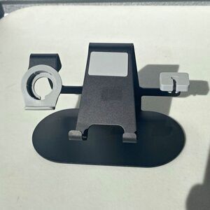 LAX 3 in 1 Aluminum Charging Station Dock Stand for Phone Watch Earbuds Holder